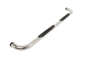 Chevrolet Silverado Nerf Bars - Dee Zee - 3 In Round Stainless - Polished - `14-`18